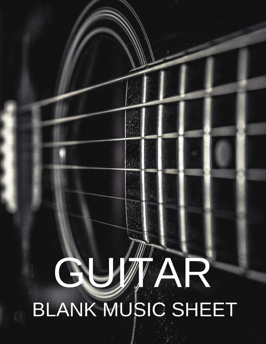 Guitar Blank Music Sheet: Tab Notebook Paper Journal - Guitar Chord, Standard Staff & Tablature
