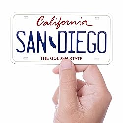 California License Plate Stickers for