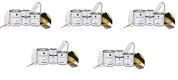 Giani Marble Countertop Paint Kit Carrara White Five Rask