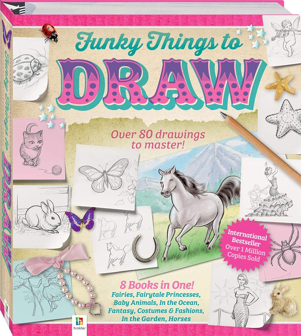 Funky Things To Draw Hinkler 9781743631263 Amazon Com Books