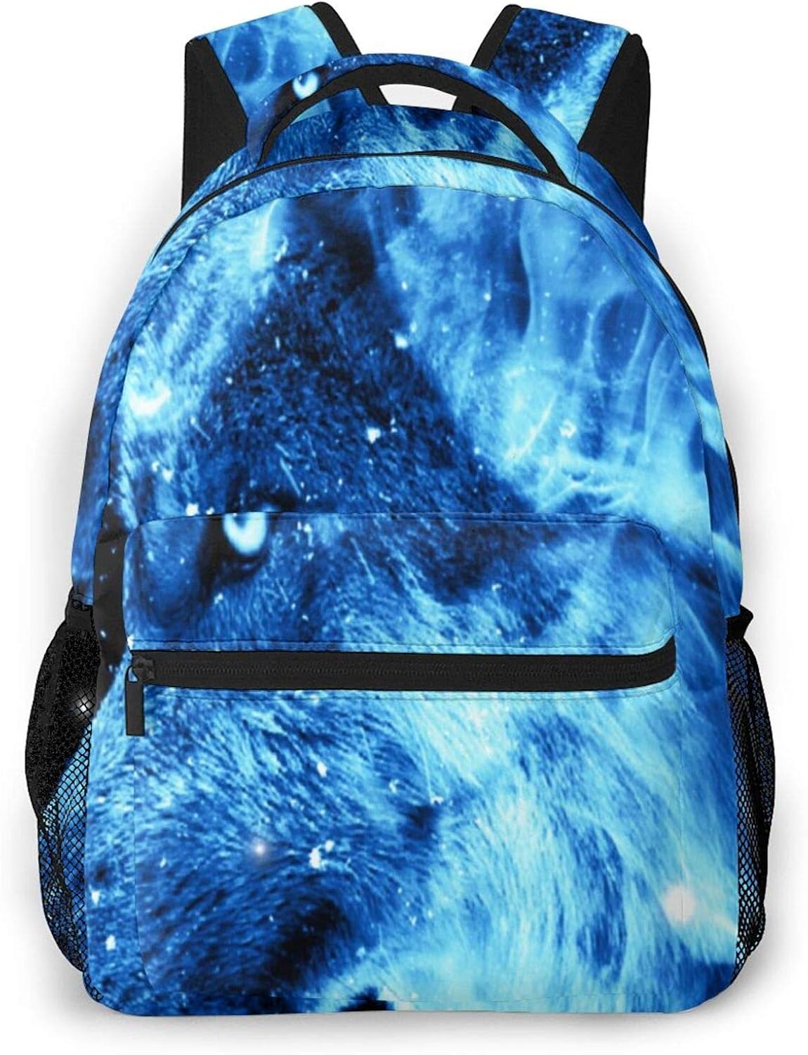 Leisure Backpack Galaxy Wolf School Book Bag For Women/Kids Teen