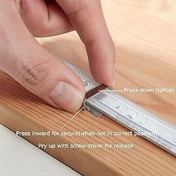 Threetwofour 100 Pack Double Fix LED Tape Light