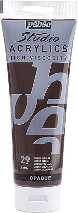 Pebeo Studio Acrylic Paint Burnt Umber 250 ml view 1