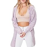 Forever 21 Womens Marled Open-Front Cardigan Sweater