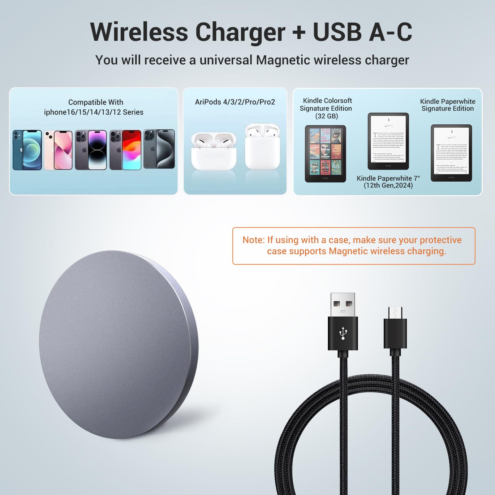 CoBak Wireless Charge Stand Case for 7