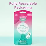 Wilkinson Sword myIntuition Smooth Sensitive Quattro Women's Disposable Razors view 5