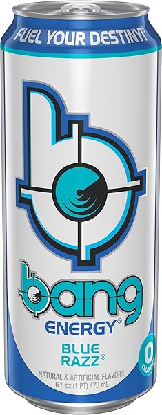 BANG ENERGY DRINK BLUE RAZZ, 16 FL OZ