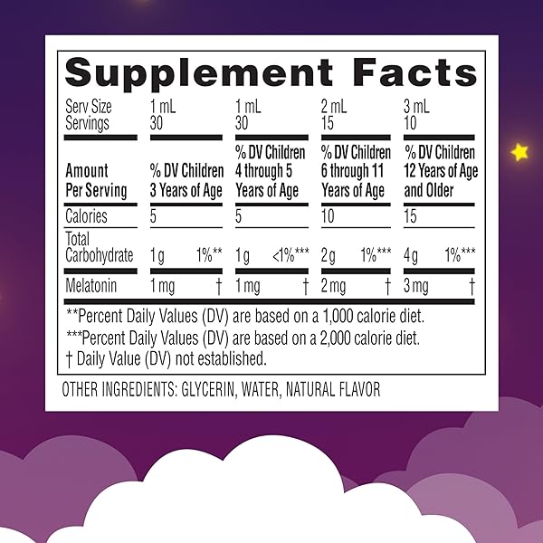 ZARBEE’S KIDS MELATONIN SLEEP SUPPLEMENT LIQUID, 1MG MELATONIN, DRUG-FREE & EFFECTIVE, EASY TO TAKE NATURAL BERRY FLAVOR FOR KIDS AGES 3 AND UP, 1 FL OZ BOTTLE