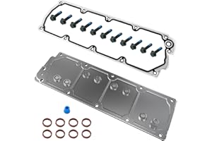 IMACHOICE LS Gen 4 Engine Valley Pan Cover Plate with Gasket Bolts OE Replacement for GM LS2 LS3 LS7 Chevy GMC Silverado Sierra SUV 2007-2013#12598832 12610141