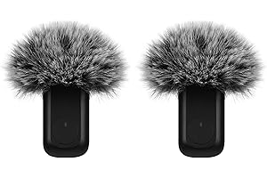 Geekria for Creators Furry Windscreen for Lark A1, Compatible with Hollyland Lark A1 Wireless Mic, Mic DeadCat Wind Cover Muf