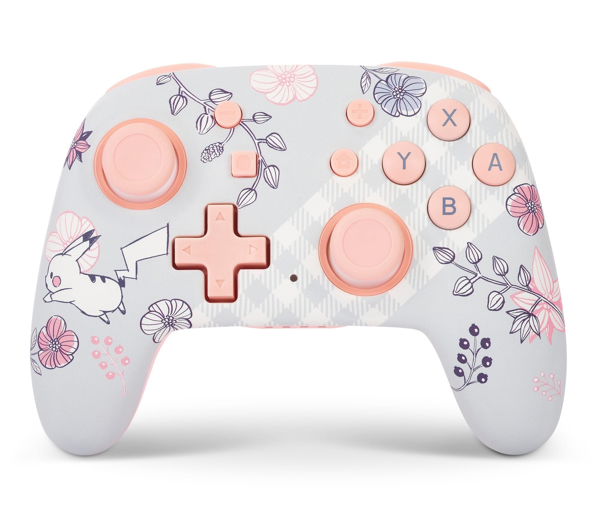 PowerA Nano Enhanced Wireless Controller for Nintendo Switch - Pikachu Garden, mini, portable, gamepad, motion controls, bluetooth