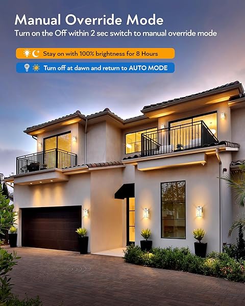 VIANIS 2 PACK MOTION SENSOR PORCH LIGHT, OUTDOOR GARAGE LIGHTING FIXTURES WALL MOUNT, WHITE OUTSIDE LED LIGHTS FOR HOUSE, DUSK TO DAWN EXTERIOR SCONCES WALL LIGHTING LANTERN LAMPS FOR FRONT DOOR COACH