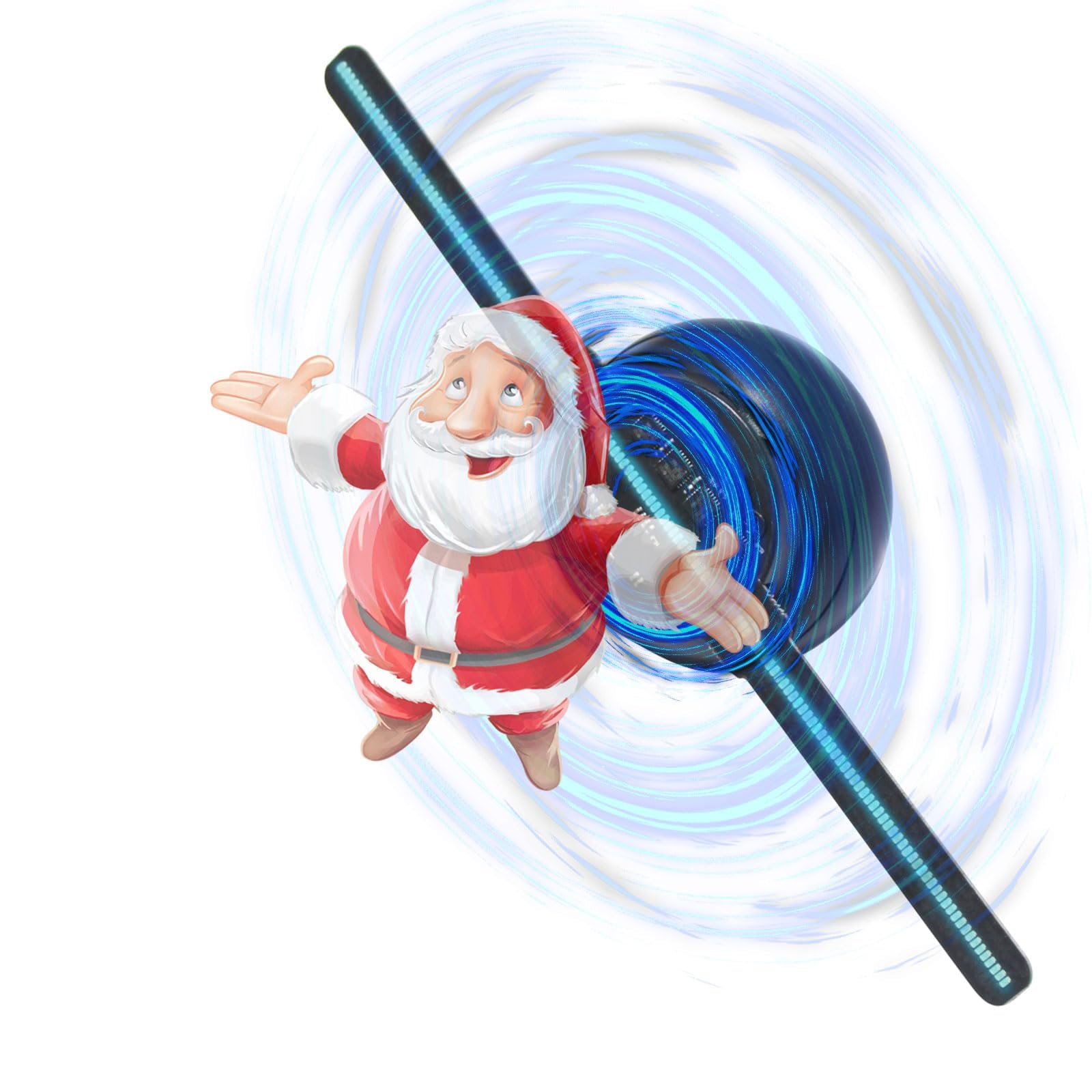 Photo 1 of 3DHologram Fan,Picture Fan Spinner with Bluetooth +Remote ,HologramProjector HD LED with 700 Video Library ,Holographic Fan for Halloween,Home Decorations,Anime character projection