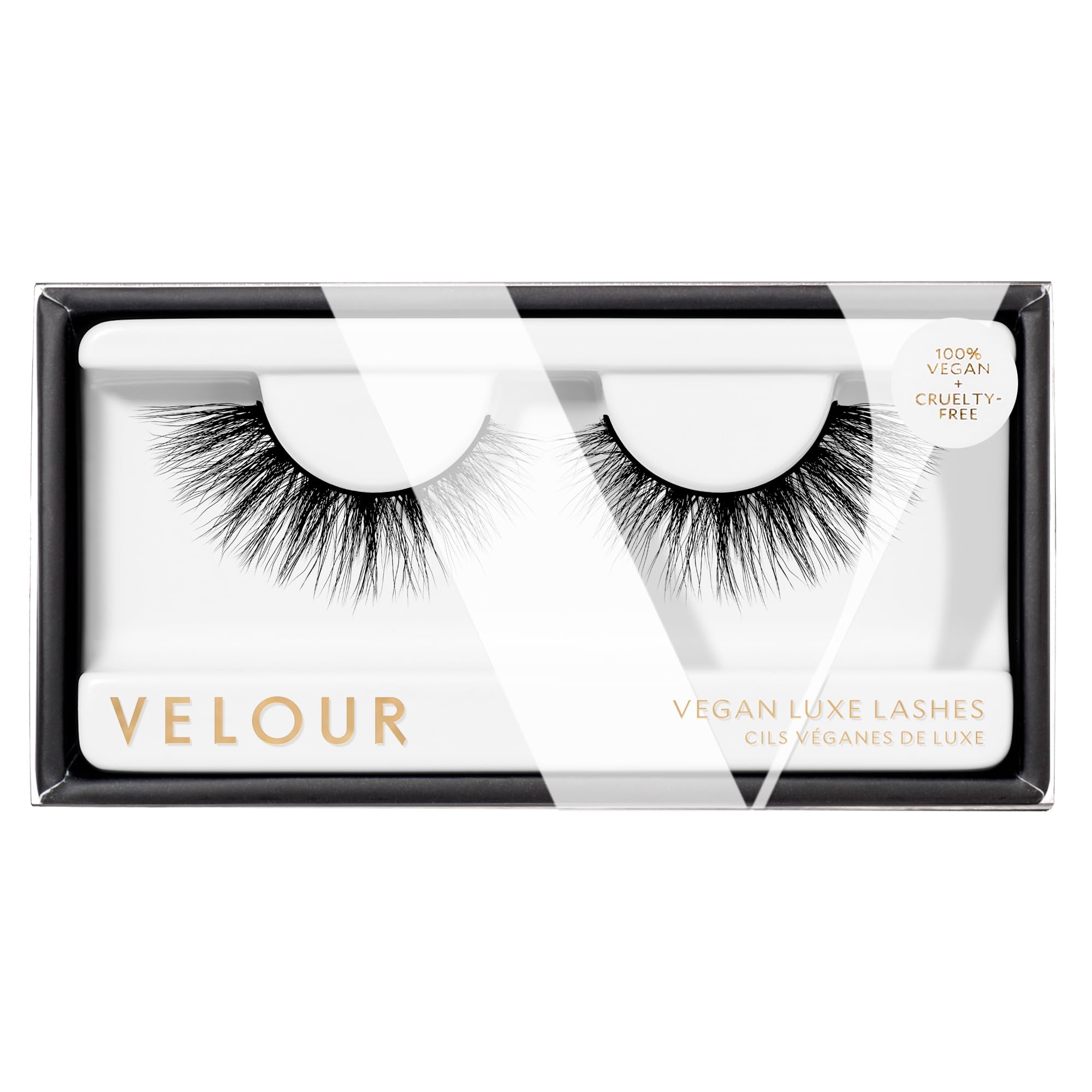 Velour Vegan Luxe Lashes - Natural Look, Vegan, Reusable - Can't Be Tamed