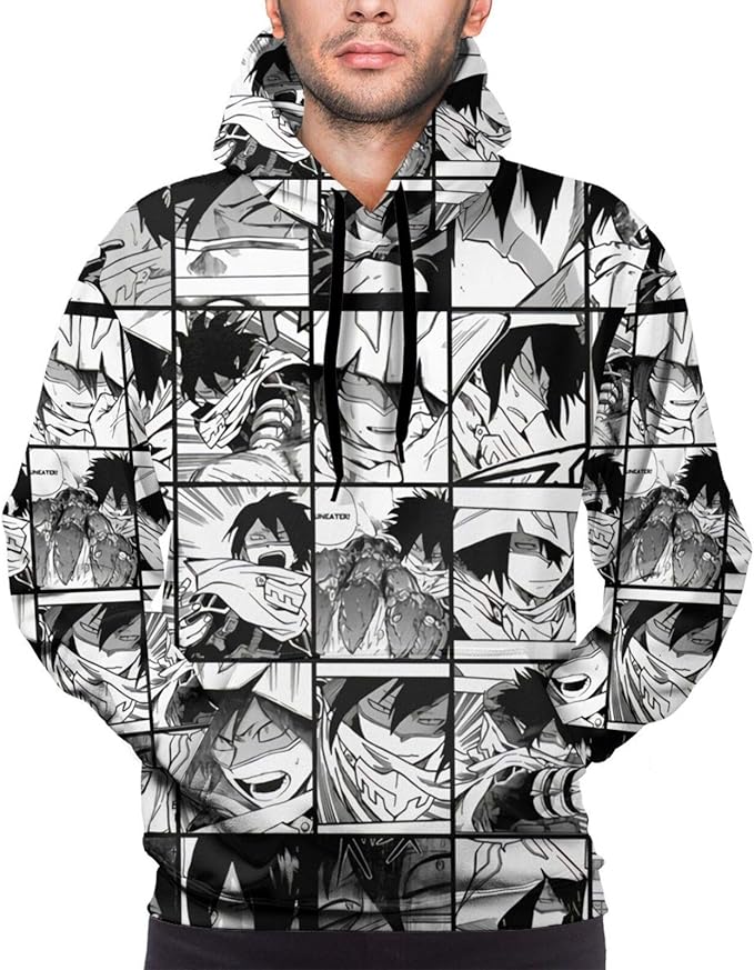 Amazon.com: Tamaki Amajiki Collage-My Hero Academia Mens Long Sleeve Sweatshirts Graphic Sports 