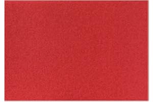 Americo Red Buffer Floor Pad, for Light Cleaning and Buffing, 14"x20", 5 Pads/Case, Made of 100% Recycled Content, USA Made