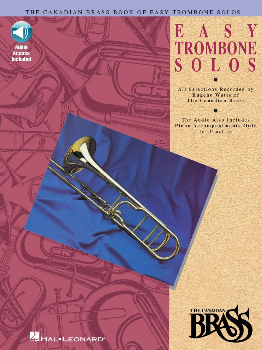 Canadian Brass Book Of Easy Trombone Solos. Includes Audio Online: With Online Audio of Performances and Accompaniments