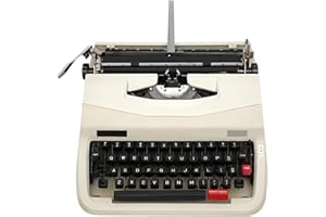 MGXHSHIX [Vintage Collector's Pick] Vintage Manual Typewriter (Individually Restored Standard Model) — Retro Artistry/Children's Mechanical Guide/Geniune Keystroke Sensation