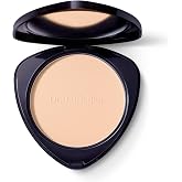 Dr. Hauschka Compact Powder 00, Translucent, Natural, Mineral, Set &amp; Mattify, Touch-up, Silky Finish, for All Skin Tones, 0.28 oz