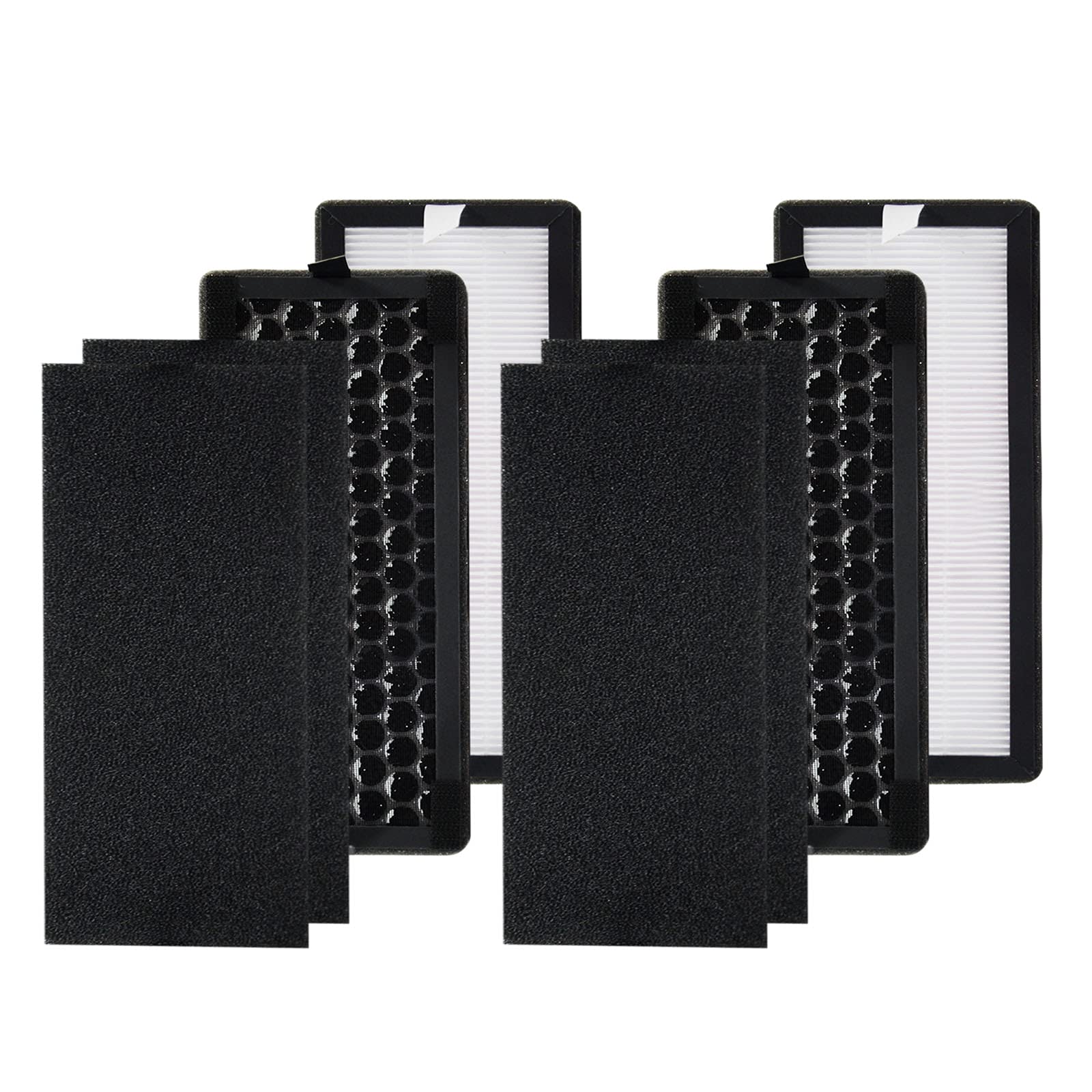 PUREBURG Replacement Filter Set Compatible with Silentnight 38060 Air Purifier, Part 38063 also Compatible with Netta Air Purifier 28W & Spear & Jackson 38065 Air Purifier,2-Pack