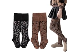 2PCS Toddler Tights,Baby Girl Tights,Leggings Stockings Cotton Pantyhose for Newborn Infant Toddler 3-11 Years