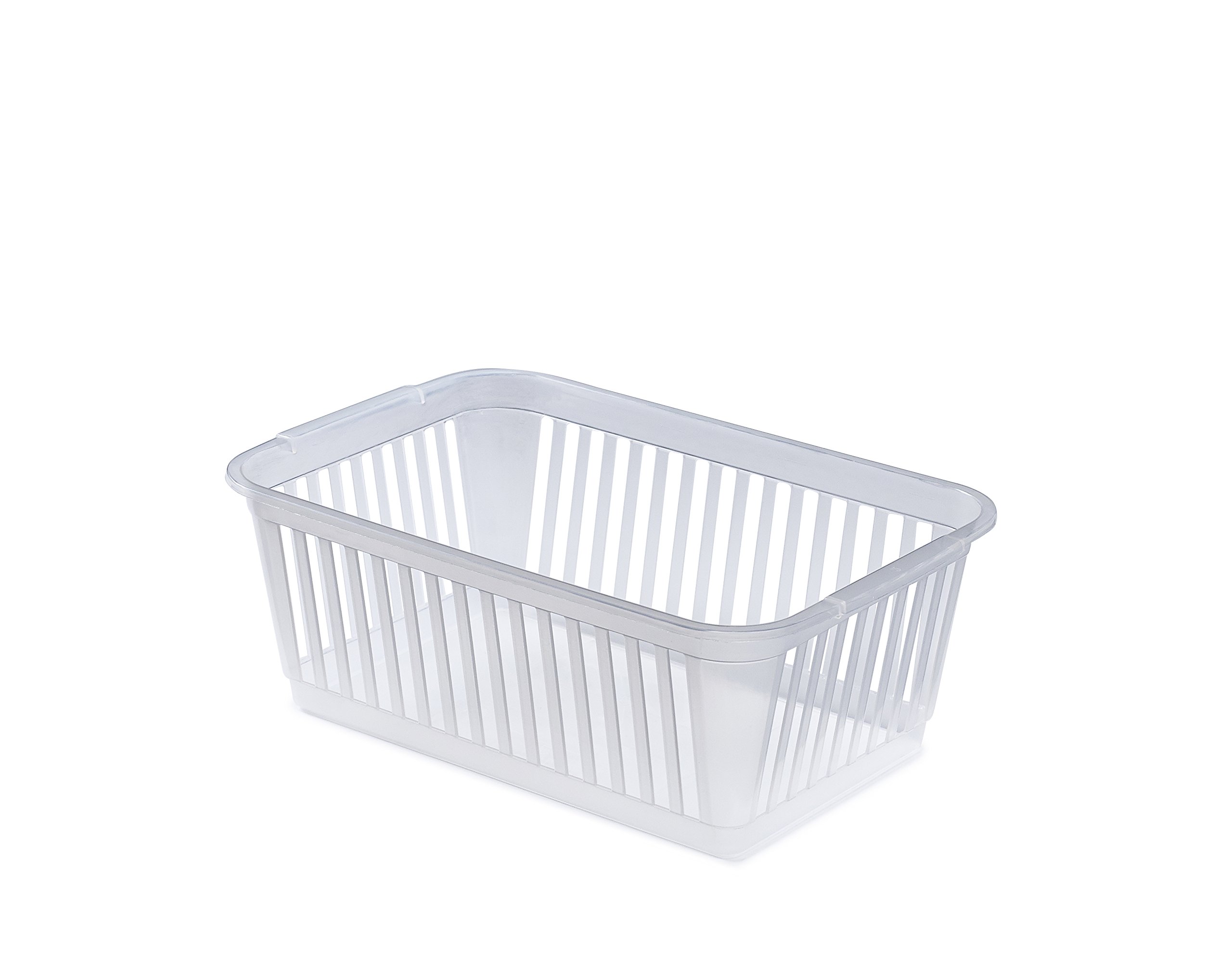 30cm Clear Plastic Handy Basket Storage Basket - Set Of 6