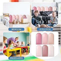 Jetec 4 Pcs Wall Padding for Kids with Autism
