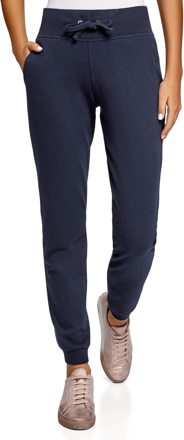 pantaloni di cotone per donna gamba larga