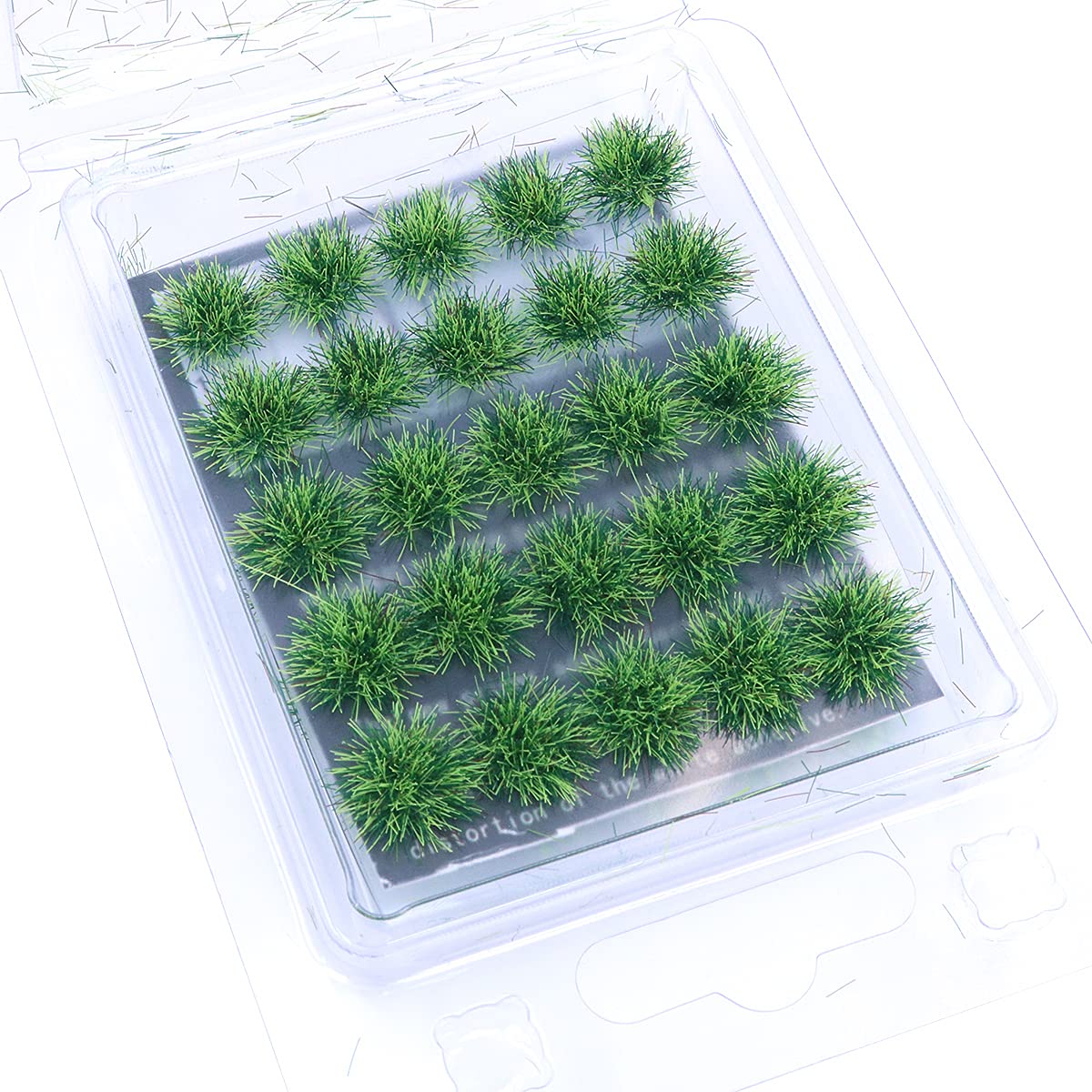 Tiardey Grass Tufts Sand Table Set,Terrain Model Kit,Shrub Grass Cluster,Used for Miniature Landscapes,Sand Table Theme Models,Scenery Model - Green Grass Cluster