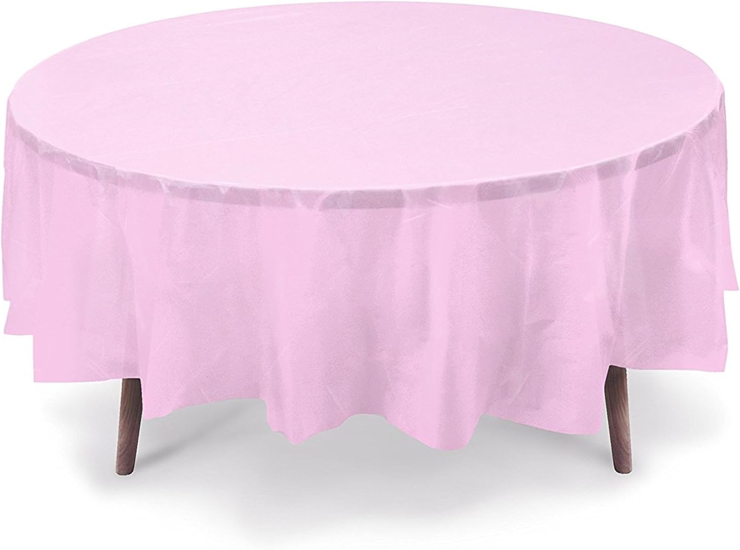 Best light pink table cloth plastic