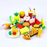 Halobios Lovely Gourmet Fruit Eraser Four Boxes 20 Pieces Cute Food Themed view 2