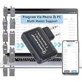 TIDRADIO Ham Radio Wireless Programmer Adapter BL-1:APP &amp; PC BT Programming | for BAOFENG Radio 5RM, UV5G Plus, GM-15 Pro, UV5R, PX-888S, GMRS FRS Radio, Replace Programming Cable,Fast Setup for Hiking