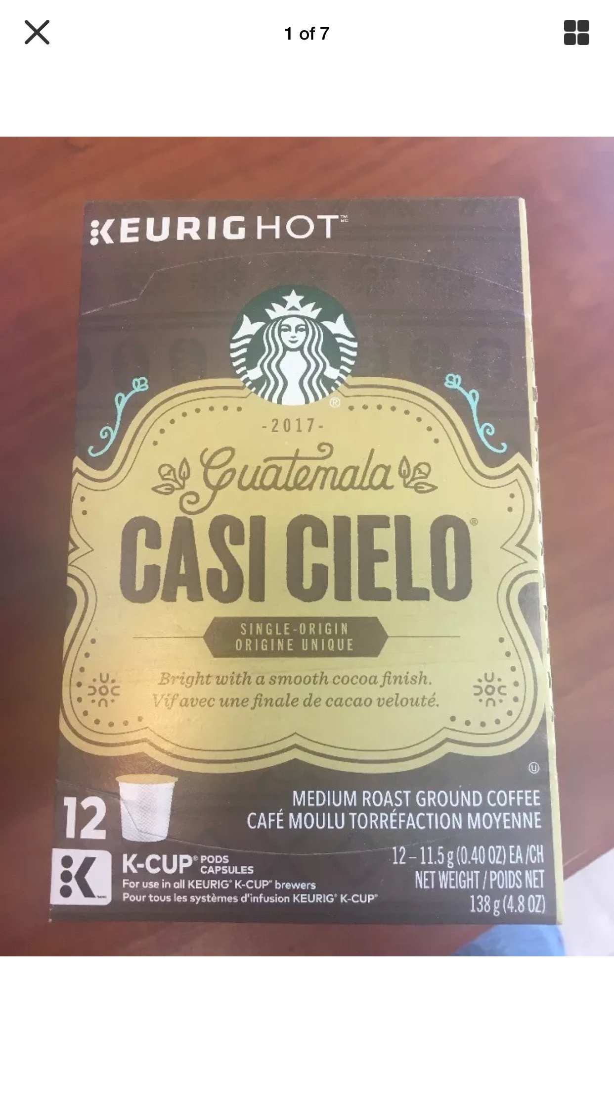 2017 Starbucks Guatemala Casi Cielo 