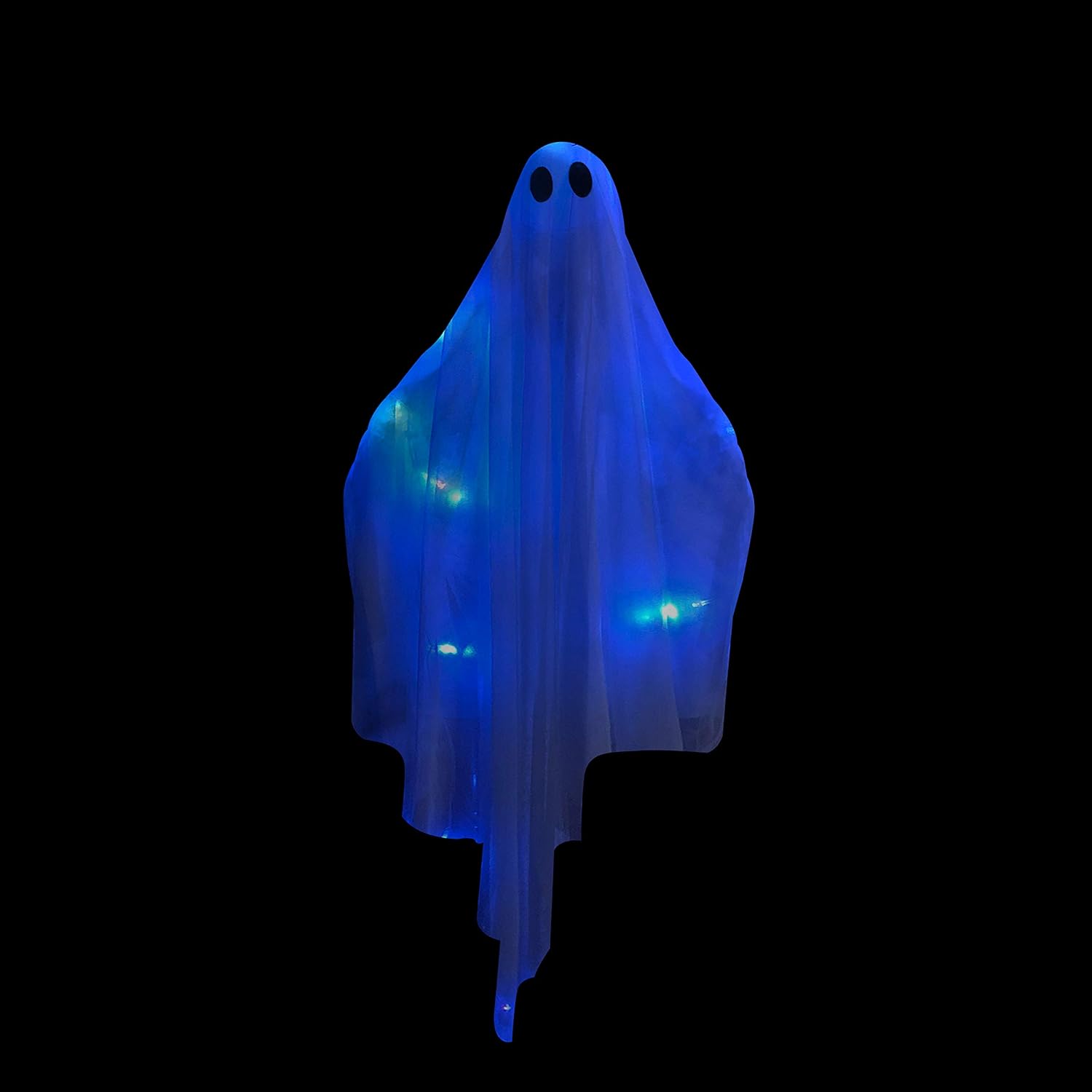 Halloween Hanging Light up Ghost with Spooky Blue LED Light Best