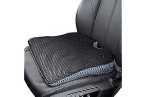 Car Wedge Seat Cushion for Car and Truck Seat Office Chair Wheelchair - Memory Foam Seat Pad for Sciatica Tailbone Pain Relie