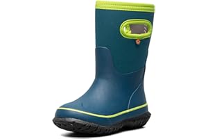 BOGS Grasp Kids Waterproof Insulated All Weather Rain Boots Mud Boots I For Snow, Rain, Winter, Mud and Cold Weather for Toddlers, Girls, Boys, Unisex
