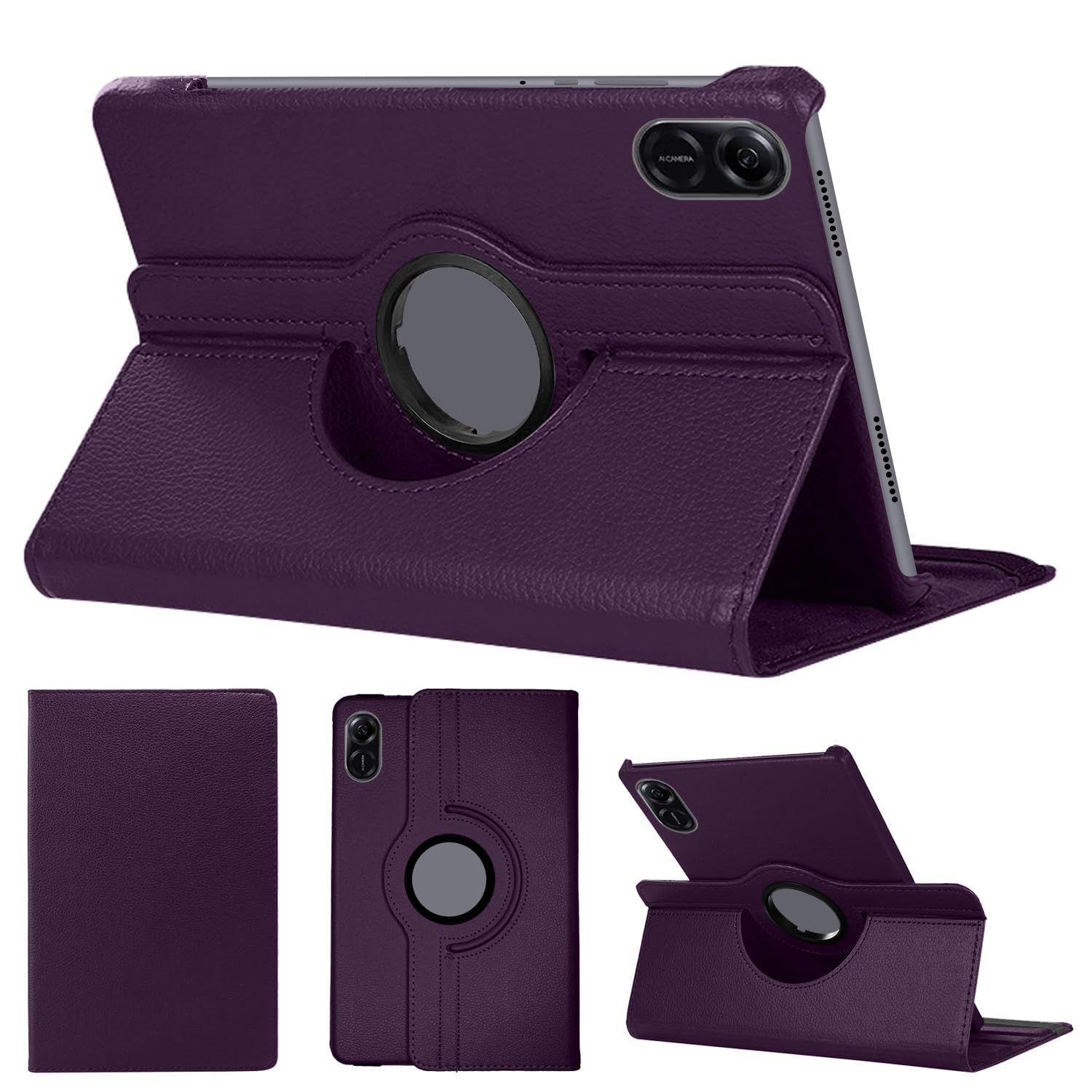 SWEIMEN Case for Honor Pad X8 Pro/Honor Pad X9 11.5 Inch Tablet, PU Leather Case 360° Rotatable Multi-Angle Protection Stand Protective Case