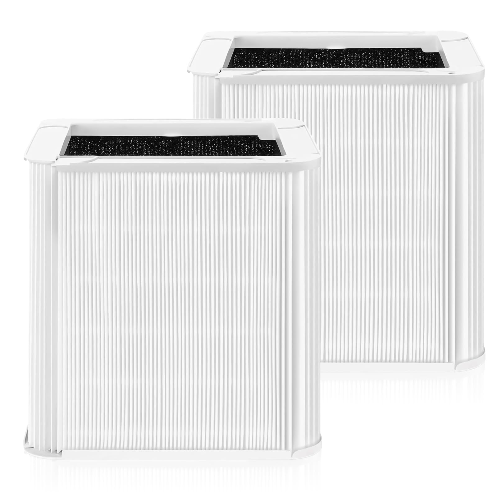 Photo 1 of 211+ Auto Replacement Filter Compatible with Blue Pure 211 Air Puri-Fier Series, 2-in-1 Filtration System of H13 True HEPA and Activated Carbon Filter, 2 Pack