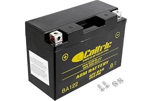 Caltric AGM Battery Compatible with Yamaha Raptor 700 YFM700R 2006-2016 - 12v 8 Amp, 140 CCA, Sealed Maintenance Free High Performance Battery Compatible with ATV, UTV, 2x4, 4x4