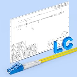 10Gtek Fiber Patch Cable - LC to LC OS2