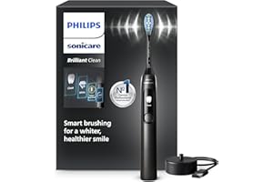Philips Sonicare Brilliant Clean Electric Toothbrush - Smart Screen, Brush Head Replacement, 2 Brushing Modes and SmarTimer, 
