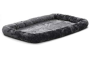 New World Pet Products Large Gray Dog Bed 42-Inches Long | Dog Bed Fits a 42-Inch Wire Dog Crate | Ideal for Large Dogs & Cats (B40242-GY)