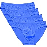 YATEEN Mens Traceless Underwear Ice Silk Briefs