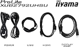 iiyama XUB2792UHSU-B6 27 inch IPS UHD 3840x2160 60Hz 1H1DP HAS view 5