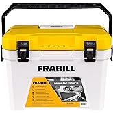 Frabill Magnum Bait Station 13 Quart Live Bait Well, White and Yellow