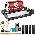 SCULPFUN Rotary Roller, Laser Engraver Y-axis Rotary Module, 360° Rotary Attachment for Engraving Cylindrical Objects Cans, Compatible with Most Engraving Machines on The Market