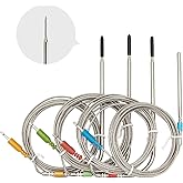 Inkbird Replacement Colored Probe 4-Pack Kit Only Compatible with IBT-4XS/IBT-6XS Meat Thermometer, Ultra Accurate & Fast Up 