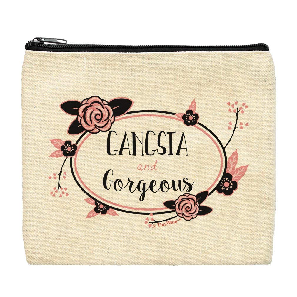 Best Canvas Makeup Bag With Quote