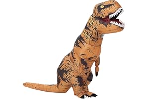 Servllcell Inflatable Dinosaur Costume for Kids/Teens,Halloween Costumes T Rex Blow Up Costumes for Boys Girls,Cosplay Party
