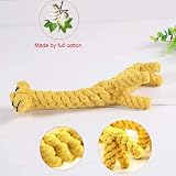 MEKEET Giraffe Dog Chew Rope Toy for Small Medium Dogs Teething Ball view 2